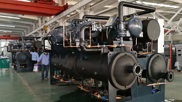 خط إنتاج الشلرات المبردة بالماء (مع ضواغط لولبية سكرو)