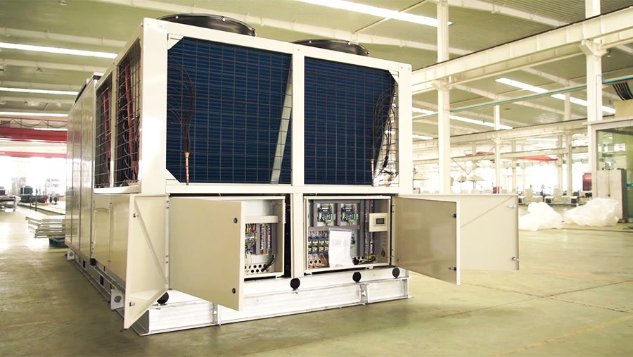 نظام تكييف مركزي (بكج) لأسطح المباني (تبريد وتدفئة)، بقدرة من 18 إلى 360 كيلو واط – نموذج 2