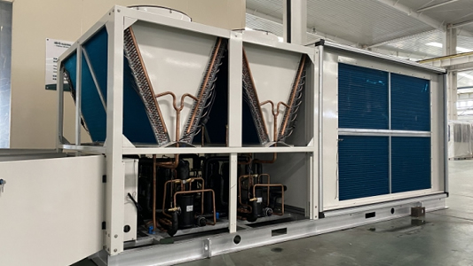 نظام تكييف مركزي (بكج) لأسطح المباني (تبريد وتدفئة)، بقدرة من 18 إلى 360 كيلو واط – نموذج 1