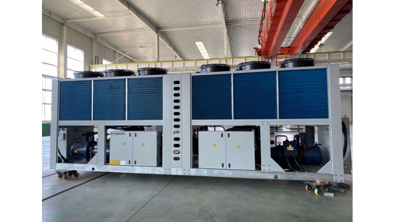 تشيلر (مبرد بالهواء) مدمج مع ضاغط حلزوني سكرول ومضخة حرارية