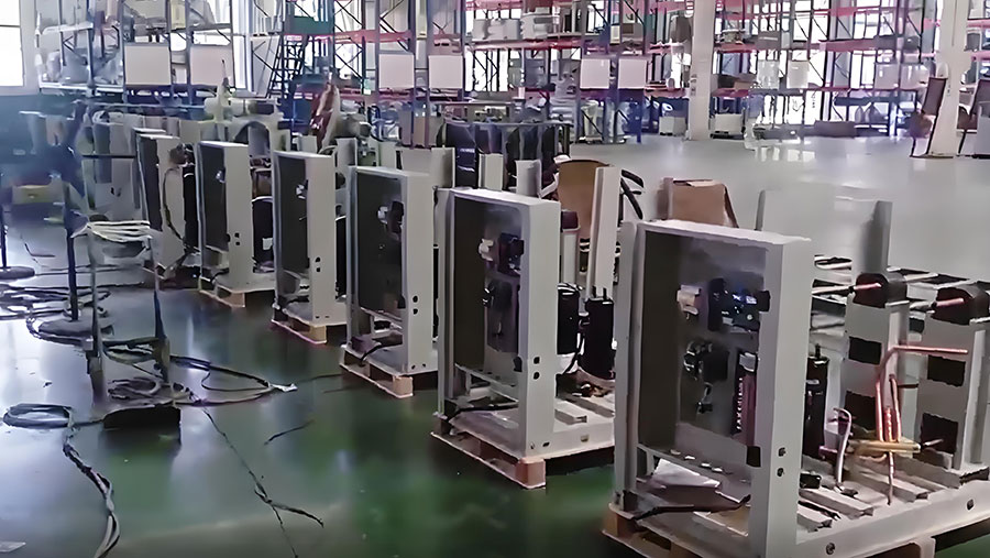 تشيلر تبريد مائي (مبرد مياه) مع ضاغط سكرول مدمج – نوع ميني