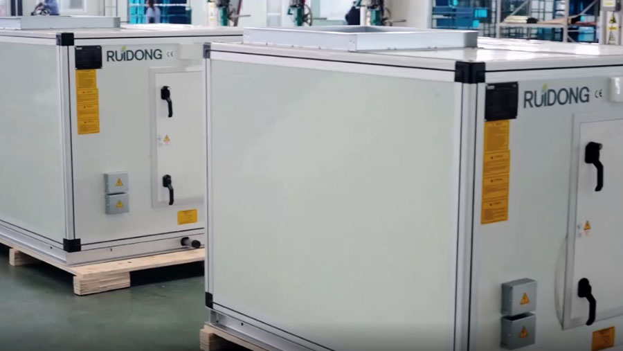 وحدة مناولة الهواء ذات تصميم أفقي